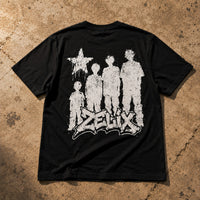 ZELIX black tee back graphic