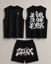 Black Pack — Débardeur + Short Zelix