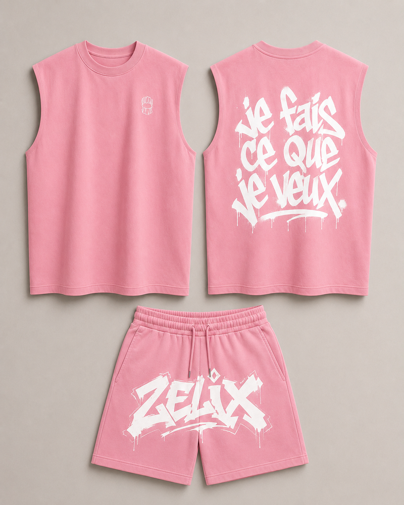Pink Pack — Débardeur + Short Zelix